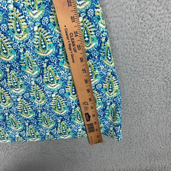 Cabana Life Palmetto Bluff Shift Dress Size Small Blue/Green Paisley UPF 50+ NWT - Picture 11 of 13